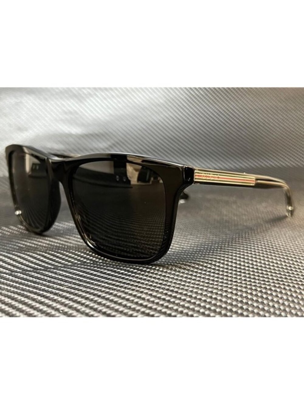 New Gucci Men Black Sunglasses 57- 18- 145